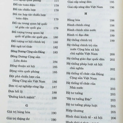 Thuật Ngữ Lý Luận Chính Trị