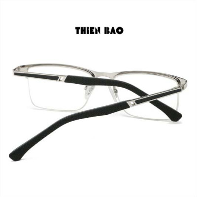 Kính lão thị viễn thị xẻ cước bạc sáng bản to, càng lò xo Nam Nữ Nhật bản Silver hàng đẹp loại I, chuẩn độ KVH02