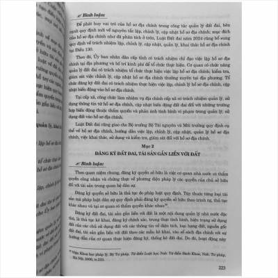 Sách Bình Luận Khoa Học Luật Đất Đai năm 2024 - V2480TP