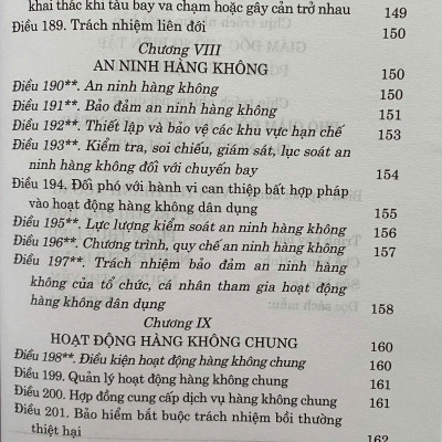 Luật Hàng Không Dân Dụng Việt Nam ( Hiện Hành) ( Sửa Đổi, Bổ Sung Năm 2013, 2014, 2023 )