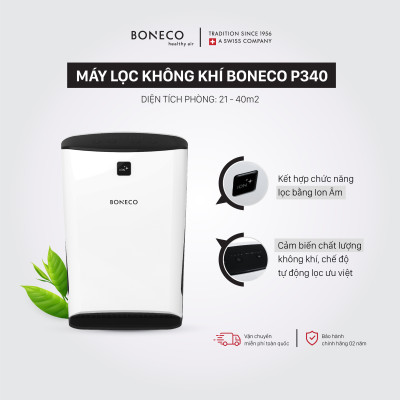 Bộ lọc không khí thay thế BONECO A341 bộ lọc HEPA và than hoạt tính lọc bụi, vi khuẩn, khử mùi, dùng cho máy lọc không khí BONECO P340 - Hàng chính hãng
