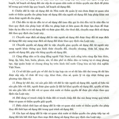Luật Đất Đai Hiện Hành Và Các Văn Bản Hướng Dẫn Thi Hành