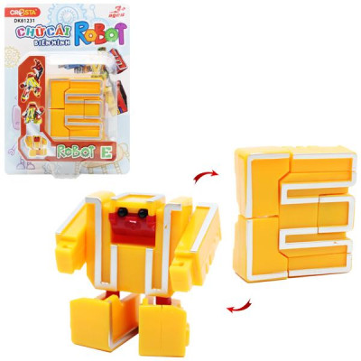 Đồ Chơi Lắp Ráp Biến Hình Robot Chữ Cái E - Cresta DK81231