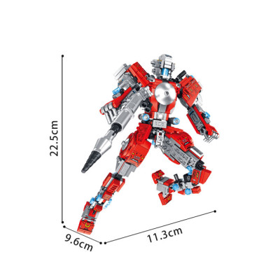 Đặc tính sản phẩm Đồ Chơi Lắp Ráp Trẻ Em Robot Sieeu Nhân 12 trong 1 - Bằng nhựa ABS an toàn