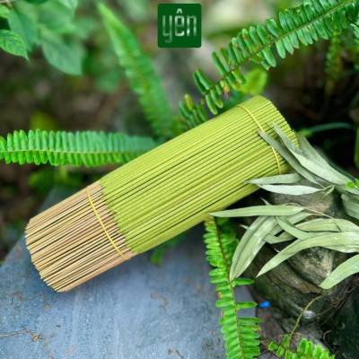 Nhang Khuynh Diệp Sạch Hộp 100 Thanh Loại 23-30-40cm Hộp 100 Thanh Yên 100 % Tự Nhiên Thờ Cúng Thư Giãn