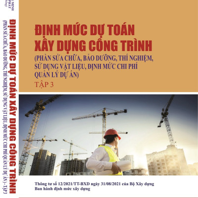 Combo 4 Quyển Định Mức Dự Toán Xây Dựng Công Trình Năm 2021
