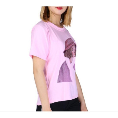 Áo Thun Nữ Hồng - In Hình Tâm Trạng