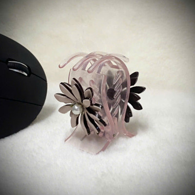 Kẹp tóc càng cua hoa cúc nhiều cánh - kẹp tóc càng cua 5 răng chất lượng cao - kẹp tóc hoa cúc cao cấp