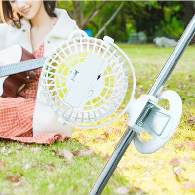 Quạt Mini, Quạt Tích Điện Kẹp Bàn Cực Mát Với 3 Mức Gió, Xoay 360 Độ, Kẹp Chắc Chắn Nhỏ Gọn Dễ Dàng Mang Đi Làm Đi Học - Hàng Nhập Khẩu