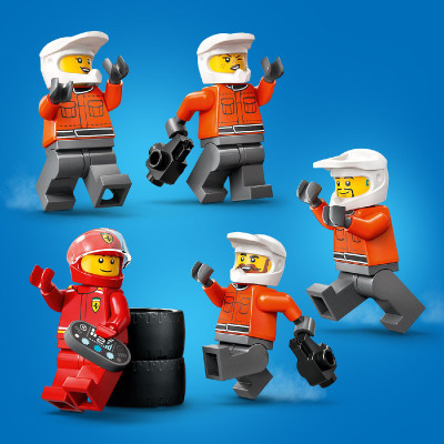 Đồ Chơi Lắp Ráp Trạm Bảo Dưỡng Xe F1 LEGO CITY 60443 (325 Chi Tiết)