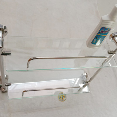 Kệ kính cường lực 2 tầng Kibath KB-812C