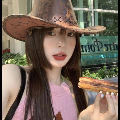 Nón mũ cao bồi nam nữ miền viễn tây dona250305