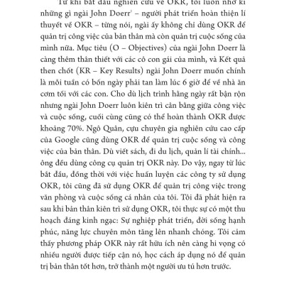OKR Bước Đột Phá Trong Công Việc Và Cuộc Sống