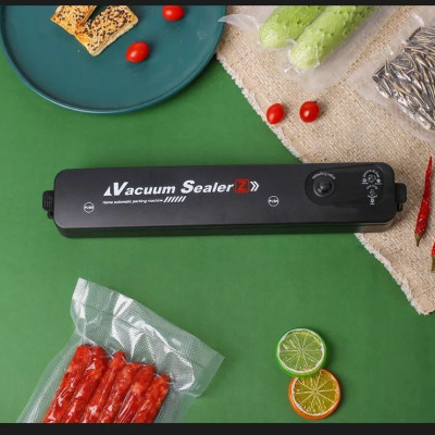 Máy Hút Chân Không Kèm Hàn Miệng Túi Vacuum Sealer Bảo Quản Thực Phẩm Tiện Lợi Tặng Kèm Túi Hút - Hàng chính hãng