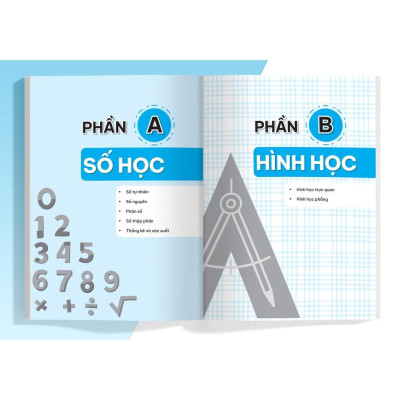 Sách - Sổ Tay Kiến Thức - Phương Pháp - Dạng Bài Đại Số Và Hình Học Toán 6 - Megabook