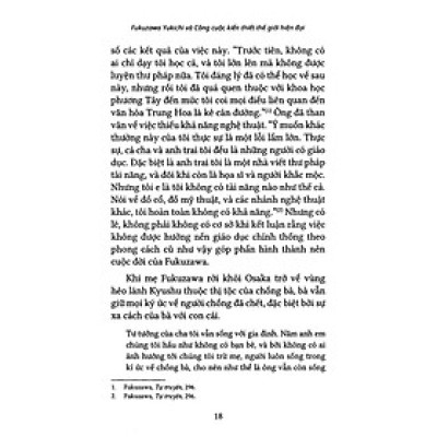 Fukuzawa Yukichi Và Công Cuộc Kiến Thiết Thế Giới Hiện Đại