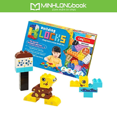 Đồ chơi lắp ráp ghép hình cơ bản khối lớn - CRESTA DK81020 (52 chi tiết)