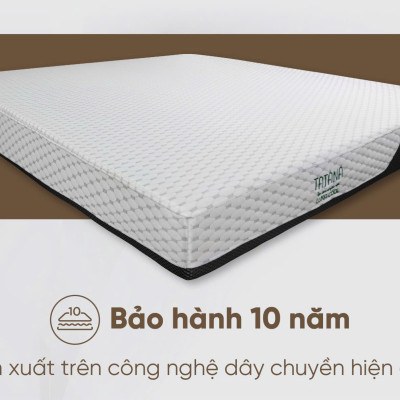 Nệm foam Tatana Luna Cool – mát lạnh, mềm êm, xua tan cái nóng mùa hè-Độ cao 20cm-Bảo hành 10 năm.