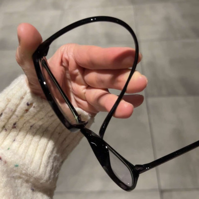 Kính thời trang Mắt mèo gọng nhựa dẻo nhẹ + Tặng hộp đựng khăn lau