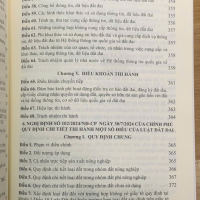 Luật Đất Đai năm 2024 và văn bản hướng dẫn thi hành
