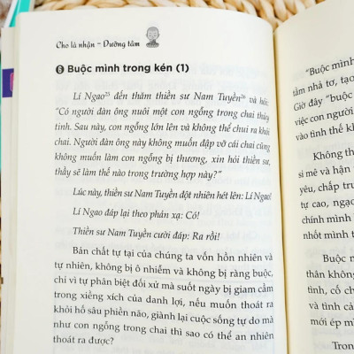 Sách - Cho Là Nhận - Dưỡng Tâm - Đại Sư Tinh Vân