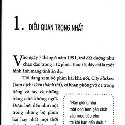 The One Thing - Điều Ý Nghĩa Nhất