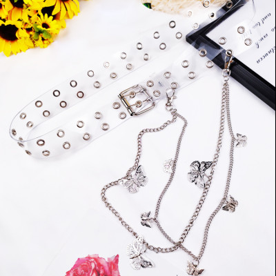 Chuỗi xích móc đai quần mix cánh bướm độc đáo