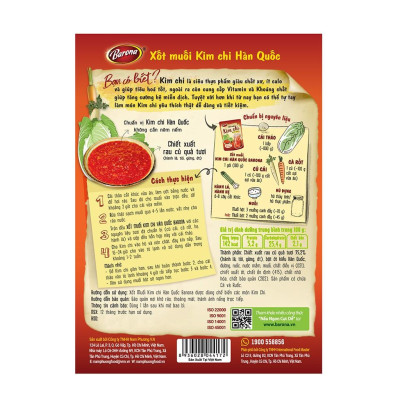 Xốt muối kim chi Hàn Quốc 180g