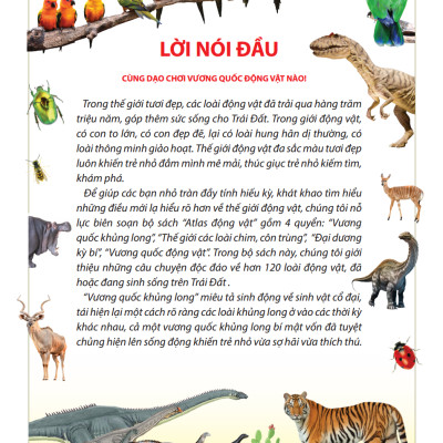 Atlas Động Vật - Vương Quốc Động Vật - Bìa Cứng (Tái Bản 2023)