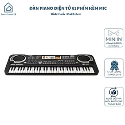 Đàn Điện Tử 61 Phím Kèm Mic Cho Bé Quà Tặng Giáo Dục Cho Trẻ - HÀNG CHÍNH HÃNG MINIIN