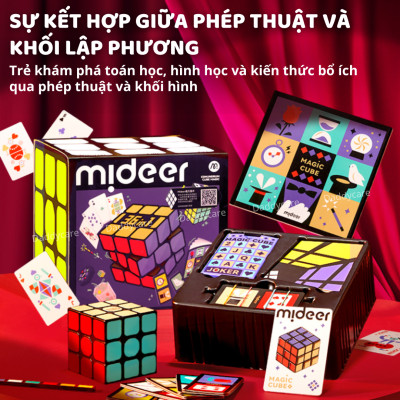 Đồ chơi ảo thuật 36 trò cho bé Mideer Conundrum Cube Magic