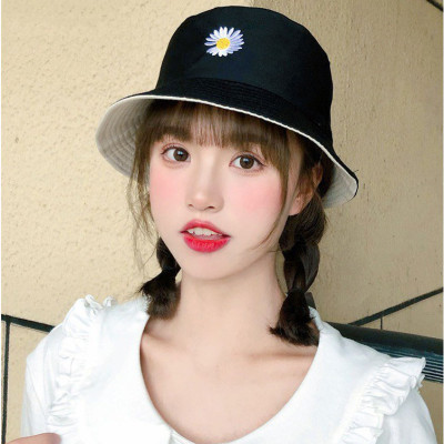 Mũ vành tròn, Mũ Bucket hoa cúc, Nón cụp vành thời trang phong cách cute xinh xắn MD07