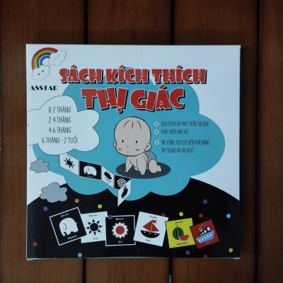 Thẻ kích thích thị giác cho trẻ sơ sinh, đồ chơi cho bé sơ sinh từ 0 - 2 tuổi, giúp bé phát triển giác quan và não bộ