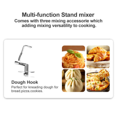 Máy trộn bột và đánh trứng phiên bản cao cấp 5 lít BM785LB thương hiệu BioloMix - HÀNG NHẬP KHẨU 