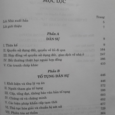 Cẩm Nang Nghiệp Vụ Dành Cho Thẩm Phán, Kiểm Sát Viên, Luật Sư ( Trong lĩnh vực dân sự và tố tụng dân sự)