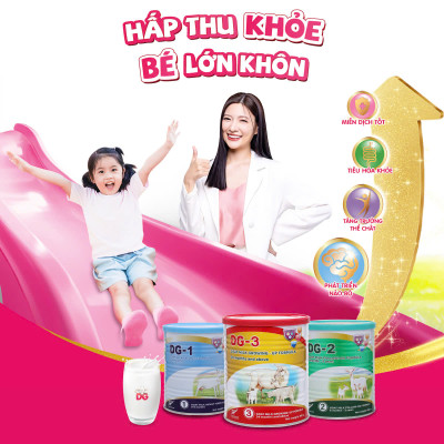 [Tặng 1 lon DG-3, HSD 10/2025] Sữa Dê Công Thức DG-2 800g (HSD 7/2026)