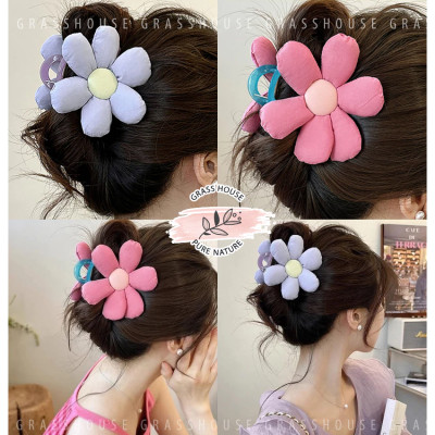 KẸP TÓC CÀNG CUA BÔNG HOA TRƠN 6 CÁNH