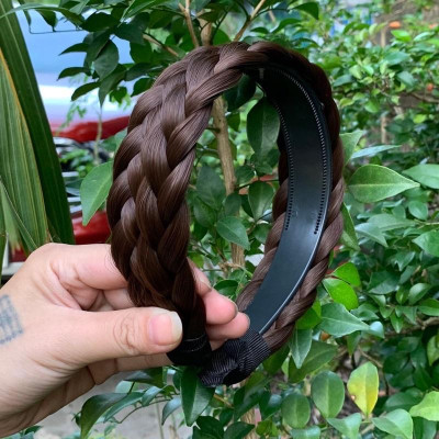 cài bờm tóc giả tết bính to 4cm 