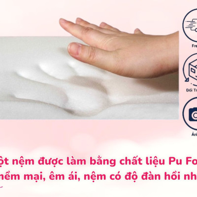 Nệm Cao Su Non Diamond Gold Dày 3cm Đủ Size Tặng Kèm Drap Nệm