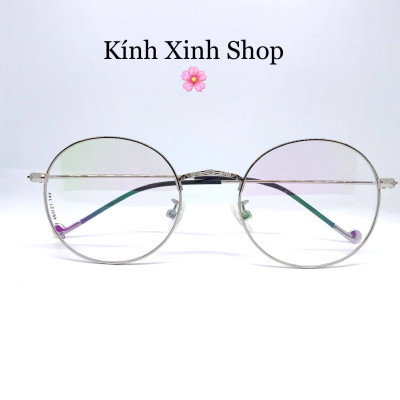 Kính Mắt tròn nhỏ gọng kim loại tăm mảnh Hàn Quốc (Nhiều Màu)