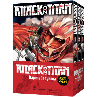 Series các tập ATTACK ON TITAN - Combo tập 1-2-3