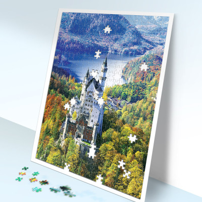 Tranh xếp Hình Tia Sáng  Lâu Đài Neuschanstein (475 Mảnh Ghép)