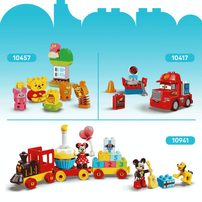 LEGO DUPLO 10454 Đồ Chơi Lắp Ráp Nhà Câu Lạc Bộ Mickey Mouse Và Xe Hơi (27 chi tiết)