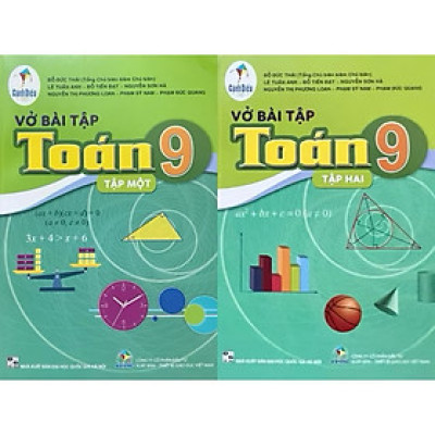 ￼Sách -(Combo)Vở Bài Tập Toán 9 - Tập 1+2 (Cánh Diều)