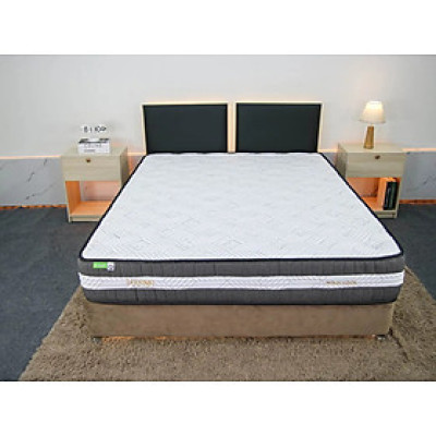 Nệm lò xo túi cao cấp Tatana Hana Cool New, Áo nệm được làm từ vải Cooling làm mát, khung lò xo vững chắc, êm ái, độ đàn hồi cao - Độ dày 27cm