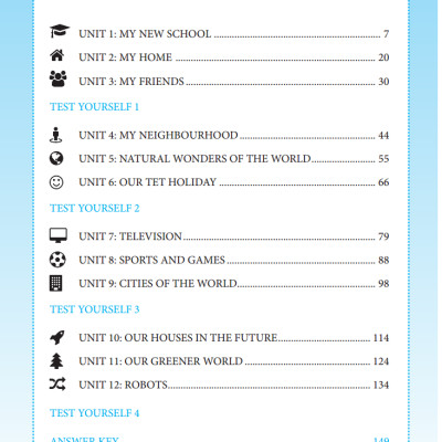 Bài Tập Tiếng Anh Lớp 6 (Không Đáp Án) (Sách Màu)