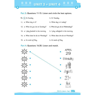 Sách - Big 4 Bộ Đề Tự Kiểm Tra 4 Kỹ Năng Nghe - Nói - Đọc - Viết Cơ Bản Và Nâng Cao Tiếng Anh Lớp 4 - Tập 1 - Megabook