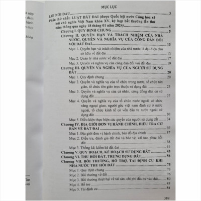Sách Luật Đất Đai 2024 – Luật Nhà Ở 2023 – Luật Kinh Doanh Bất Động Sản 2023 (V2450T)