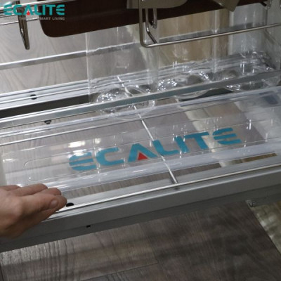 Kệ đựng gia vị, muỗng đũa, chai lọ Pull-out Ecalite EL-GS300 - Hàng Chính Hãng