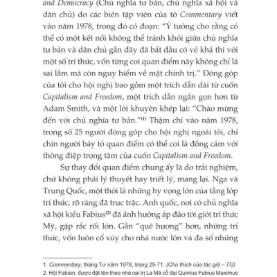 Chủ Nghĩa Tư Bản Và Tự Do - Capitalism And Freedom